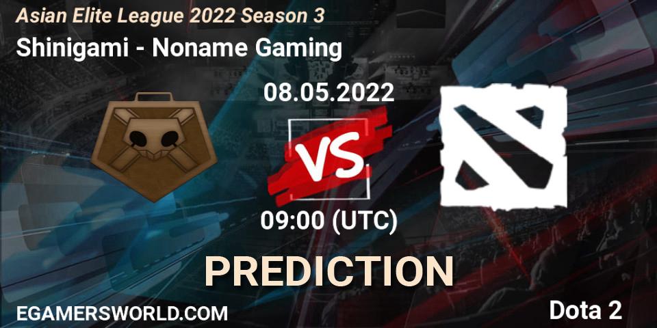 Shinigami - Noname Gaming: прогноз. 08.05.2022 at 08:57, Dota 2, Asian Elite League 2022 Season 3
