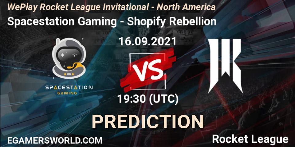 Spacestation Gaming - Shopify Rebellion: прогноз. 16.09.2021 at 19:30, Rocket League, WePlay Rocket League Invitational - North America