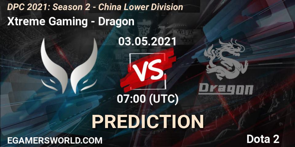 Xtreme Gaming - Dragon: прогноз. 03.05.2021 at 06:56, Dota 2, DPC 2021: Season 2 - China Lower Division