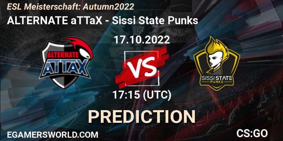 ALTERNATE aTTaX - Sissi State Punks: прогноз. 17.10.2022 at 17:15, Counter-Strike (CS2), ESL Meisterschaft: Autumn 2022