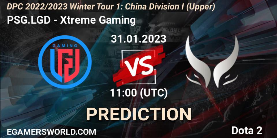 PSG.LGD - Xtreme Gaming: прогноз. 31.01.2023 at 10:58, Dota 2, DPC 2022/2023 Winter Tour 1: CN Division I (Upper)