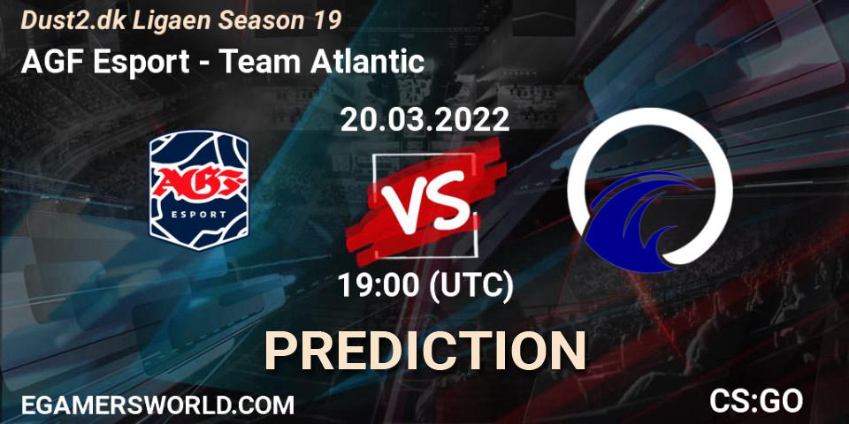 AGF Esport - Team Atlantic: прогноз. 20.03.2022 at 19:00, Counter-Strike (CS2), Dust2.dk Ligaen Season 19