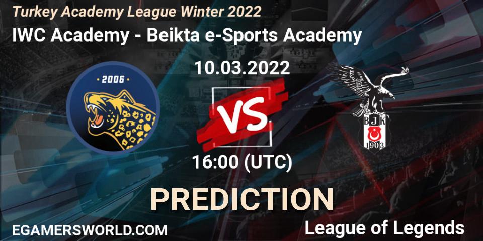 IWC Academy - Beşiktaş e-Sports Academy: прогноз. 10.03.2022 at 16:00, LoL, Turkey Academy League Winter 2022