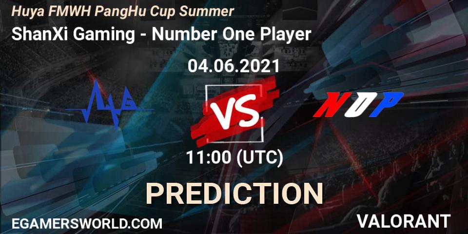 ShanXi Gaming - Number One Player: прогноз. 04.06.2021 at 11:00, VALORANT, Huya FMWH PangHu Cup Summer