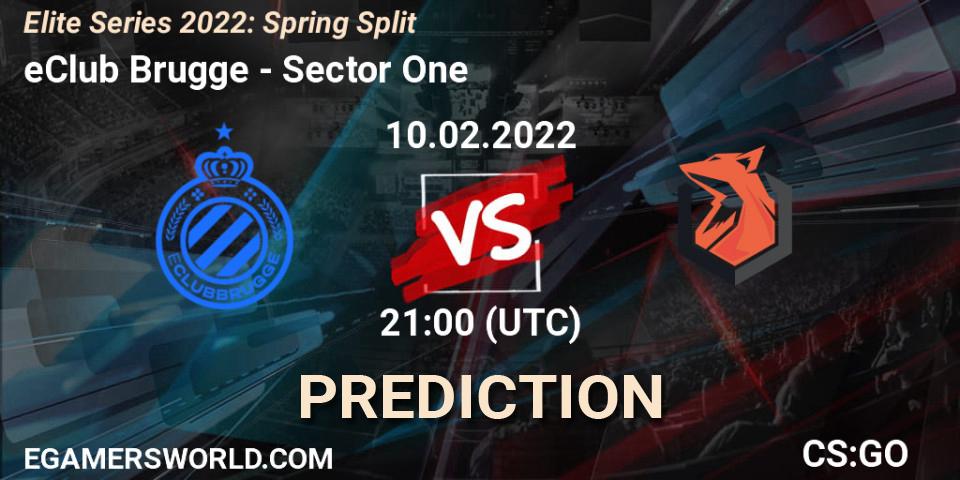eClub Brugge - Sector One: прогноз. 10.02.2022 at 21:30, Counter-Strike (CS2), Elite Series 2022: Spring Split