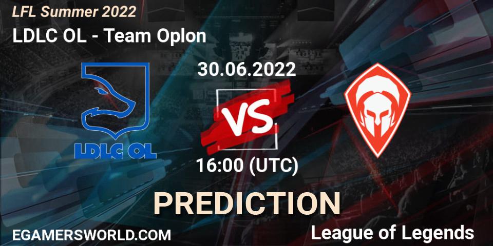 LDLC OL - Team Oplon: прогноз. 30.06.2022 at 16:00, LoL, LFL Summer 2022