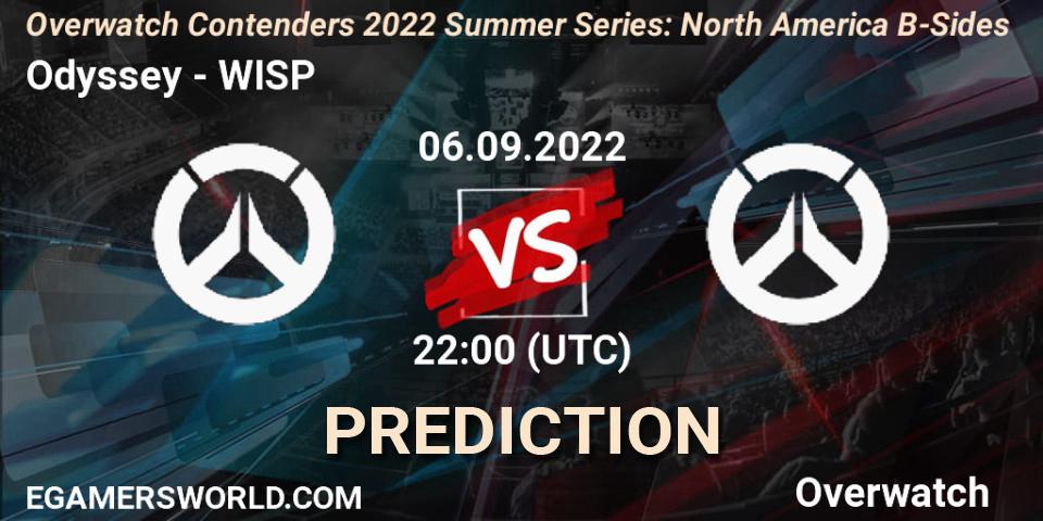 Odyssey - WISP: прогноз. 06.09.2022 at 22:00, Overwatch, Overwatch Contenders 2022 Summer Series: North America B-Sides