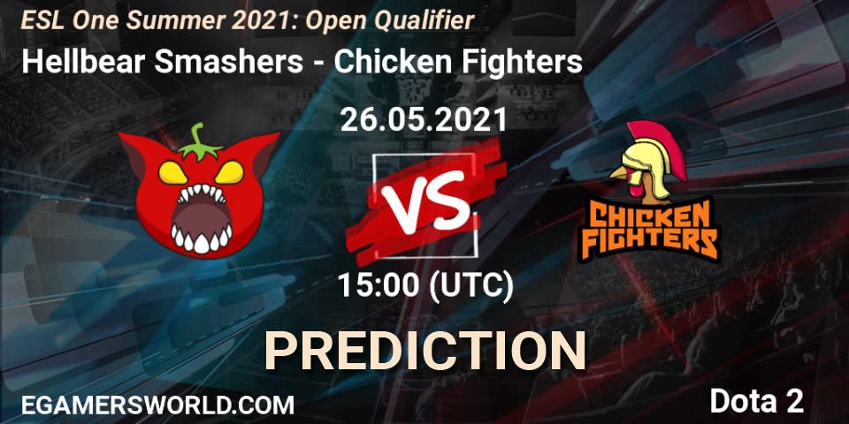 Hellbear Smashers - Chicken Fighters: прогноз. 26.05.2021 at 15:08, Dota 2, ESL One Summer 2021: Open Qualifier