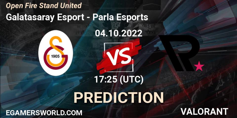 Galatasaray Esport - Parla Esports: прогноз. 04.10.2022 at 17:25, VALORANT, Open Fire Stand United