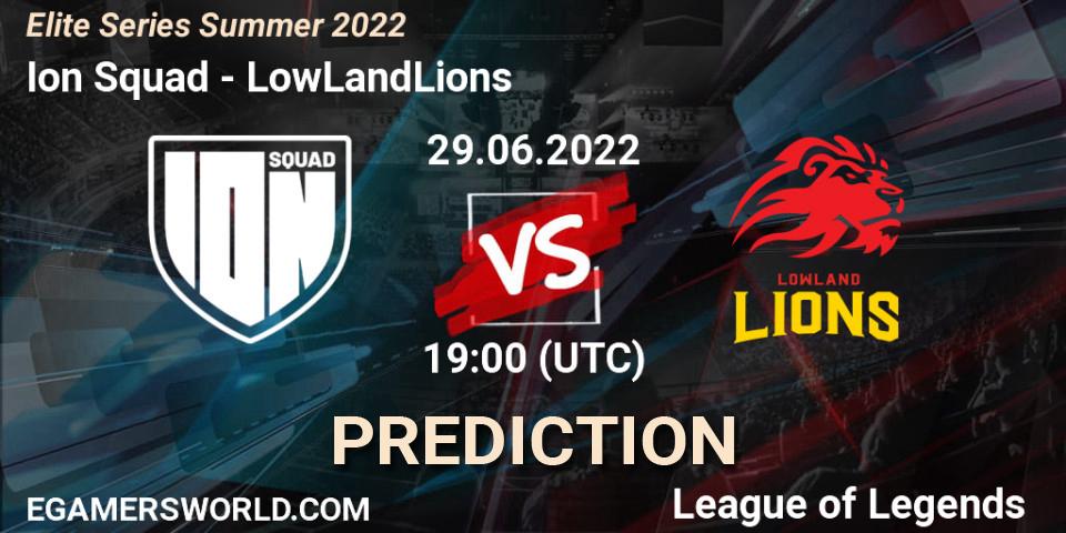 Ion Squad - LowLandLions: прогноз. 29.06.22, LoL, Elite Series Summer 2022