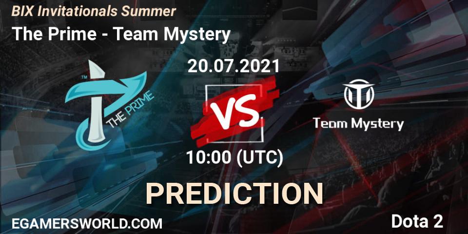 The Prime - Team Mystery: прогноз. 20.07.2021 at 10:26, Dota 2, BIX Invitationals Summer