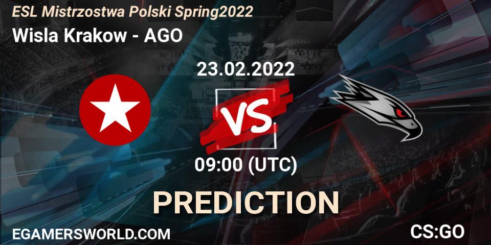 Wisla Krakow - AGO: прогноз. 23.02.2022 at 09:00, Counter-Strike (CS2), ESL Mistrzostwa Polski Spring 2022
