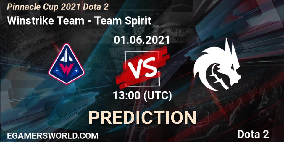 Winstrike Team - Team Spirit: прогноз. 01.06.21, Dota 2, Pinnacle Cup 2021 Dota 2