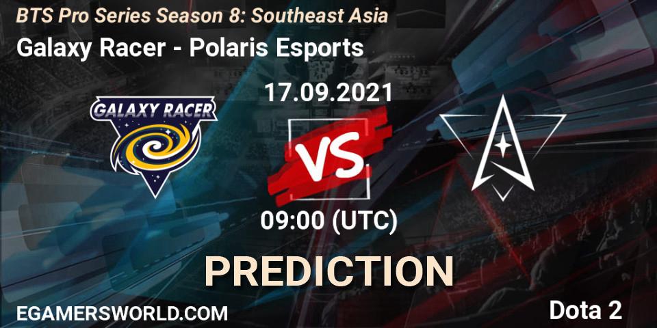 Galaxy Racer - Polaris Esports: прогноз. 17.09.2021 at 10:55, Dota 2, BTS Pro Series Season 8: Southeast Asia