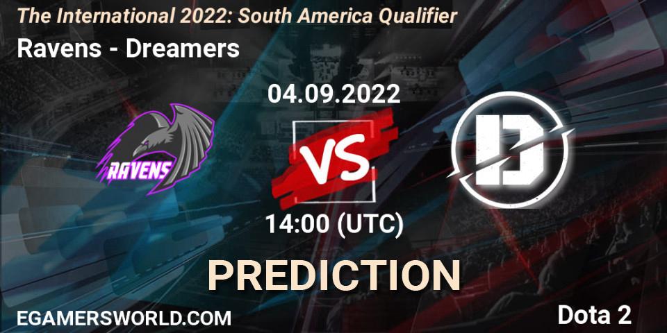 Ravens - Dreamers: прогноз. 04.09.2022 at 14:21, Dota 2, The International 2022: South America Qualifier