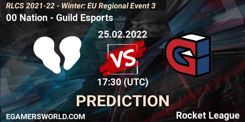 00 Nation - Guild Esports: прогноз. 25.02.22, Rocket League, RLCS 2021-22 - Winter: EU Regional Event 3