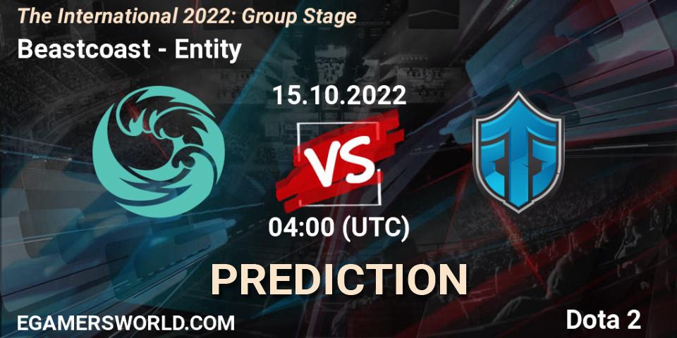 Beastcoast - Entity: прогноз. 15.10.22, Dota 2, The International 2022: Group Stage