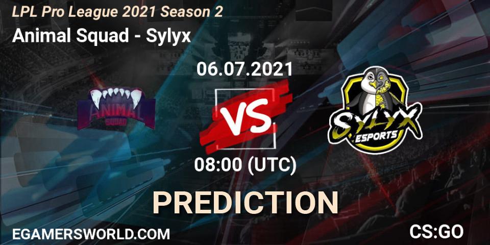 Animal Squad - Sylyx: прогноз. 06.07.2021 at 08:00, Counter-Strike (CS2), LPL Pro League 2021 Season 2
