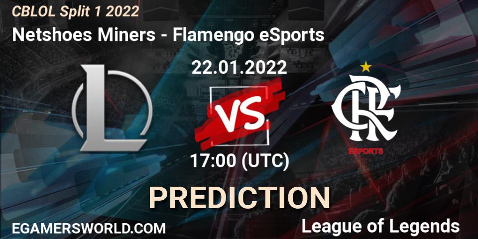 Miners.gg - Flamengo eSports: прогноз. 22.01.2022 at 17:40, LoL, CBLOL Split 1 2022