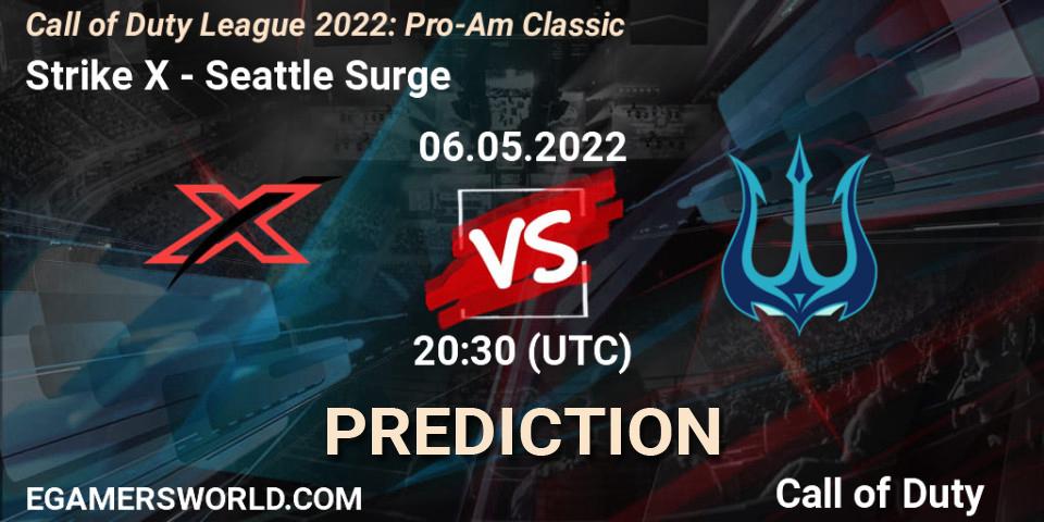 Strike X - Seattle Surge: прогноз. 06.05.2022 at 20:30, Call of Duty, Call of Duty League 2022: Pro-Am Classic