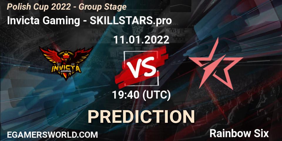 Invicta Gaming - SKILLSTARS.pro: прогноз. 11.01.2022 at 19:40, Rainbow Six, Polish Cup 2022 - Group Stage