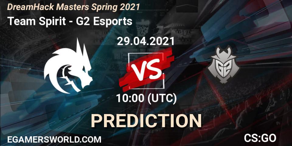 Team Spirit - G2 Esports: прогноз. 29.04.2021 at 10:00, Counter-Strike (CS2), DreamHack Masters Spring 2021