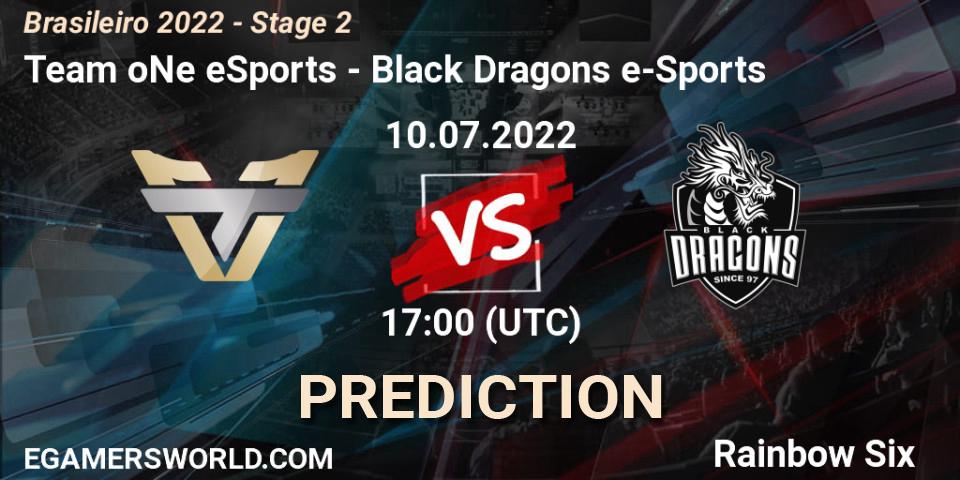 Team oNe eSports - Black Dragons e-Sports: прогноз. 10.07.22, Rainbow Six, Brasileirão 2022 - Stage 2