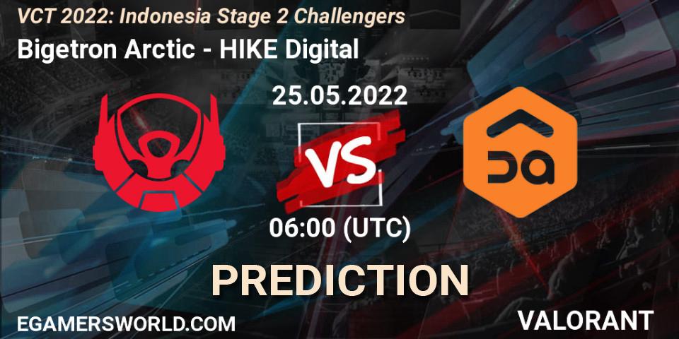 Bigetron Arctic - HIKE Digital: прогноз. 25.05.2022 at 06:00, VALORANT, VCT 2022: Indonesia Stage 2 Challengers