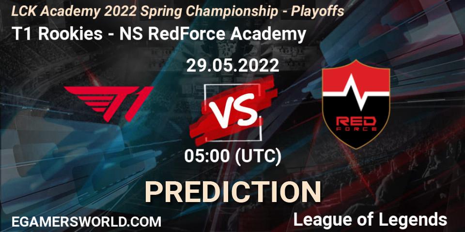 T1 Rookies - Nongshim RedForce Academy: прогноз. 29.05.2022 at 07:00, LoL, LCK Academy 2022 Spring Championship - Playoffs