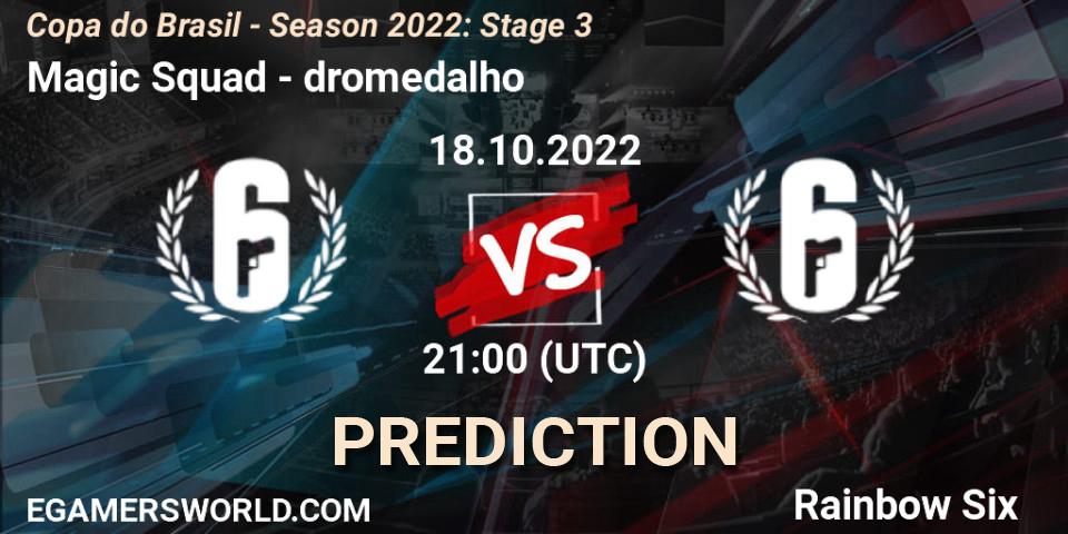 Magic Squad - dromedalho: прогноз. 18.10.2022 at 21:00, Rainbow Six, Copa do Brasil - Season 2022: Stage 3