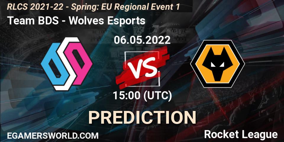 Team BDS - Wolves Esports: прогноз. 06.05.22, Rocket League, RLCS 2021-22 - Spring: EU Regional Event 1