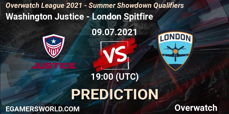 Washington Justice - London Spitfire: прогноз. 09.07.21, Overwatch, Overwatch League 2021 - Summer Showdown Qualifiers