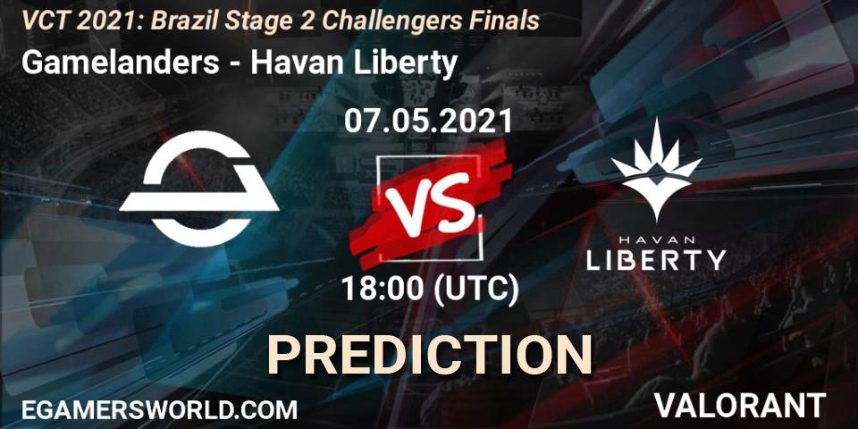 Gamelanders - Havan Liberty: прогноз. 07.05.2021 at 18:00, VALORANT, VCT 2021: Brazil Stage 2 Challengers Finals