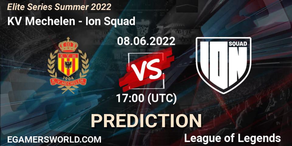 KV Mechelen - Ion Squad: прогноз. 08.06.2022 at 17:00, LoL, Elite Series Summer 2022