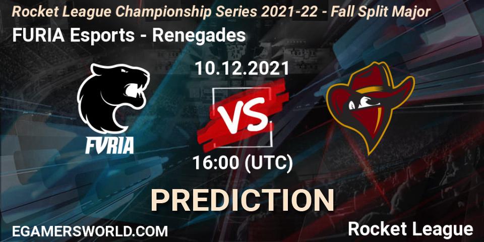 FURIA Esports - Renegades: прогноз. 10.12.21, Rocket League, RLCS 2021-22 - Fall Split Major