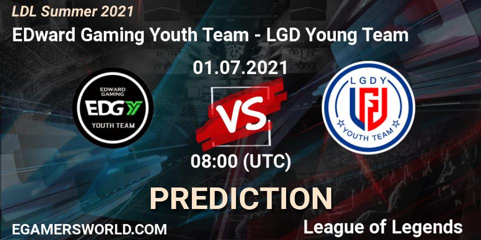 EDward Gaming Youth Team - LGD Young Team: прогноз. 01.07.2021 at 08:00, LoL, LDL Summer 2021