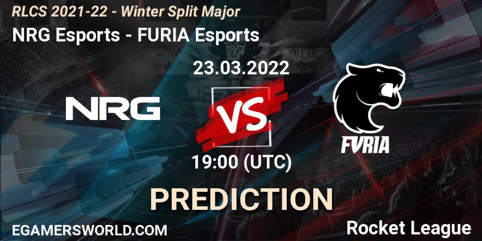 NRG Esports - FURIA Esports: прогноз. 23.03.2022 at 19:00, Rocket League, RLCS 2021-22 - Winter Split Major