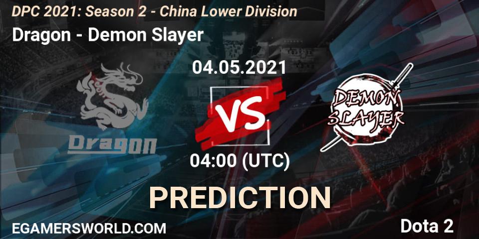 Dragon - Demon Slayer: прогноз. 04.05.2021 at 04:00, Dota 2, DPC 2021: Season 2 - China Lower Division
