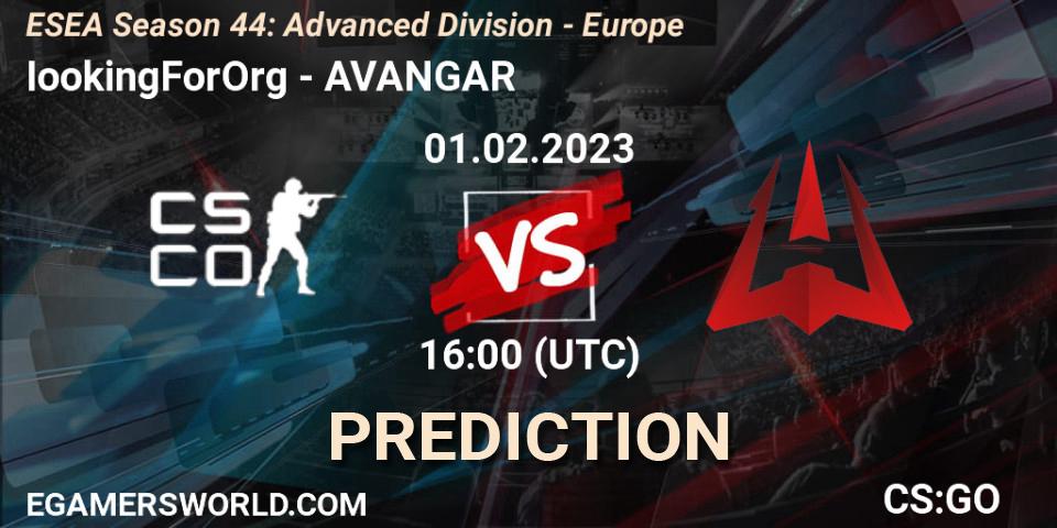 flowstate - AVANGAR: прогноз. 20.02.23, CS2 (CS:GO), ESEA Season 44: Advanced Division - Europe
