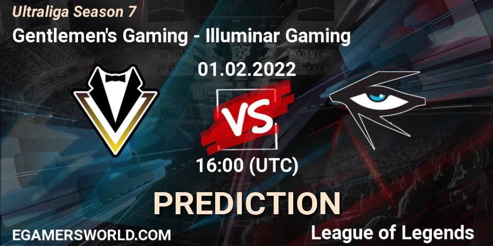 Gentlemen's Gaming - Illuminar Gaming: прогноз. 01.02.2022 at 16:00, LoL, Ultraliga Season 7