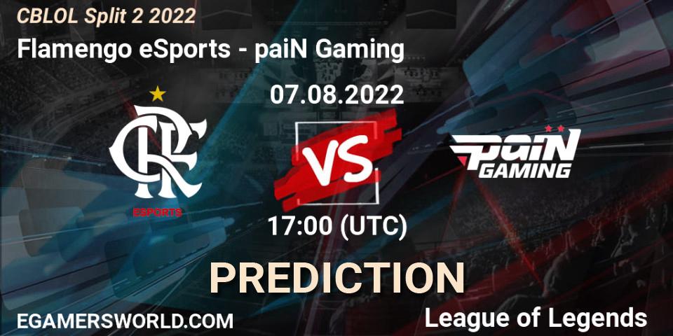 Flamengo eSports - paiN Gaming: прогноз. 07.08.22, LoL, CBLOL Split 2 2022