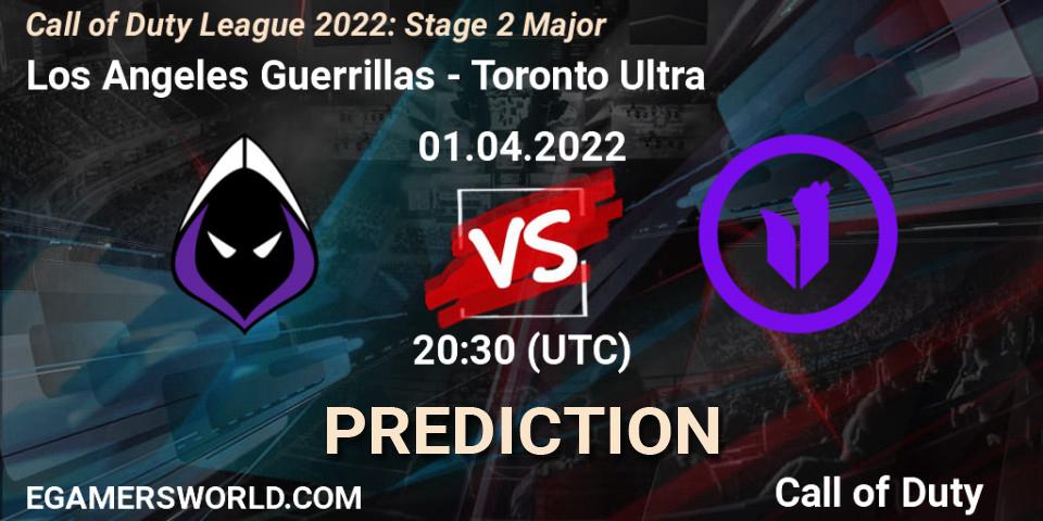 Los Angeles Guerrillas - Toronto Ultra: прогноз. 01.04.2022 at 20:30, Call of Duty, Call of Duty League 2022: Stage 2 Major