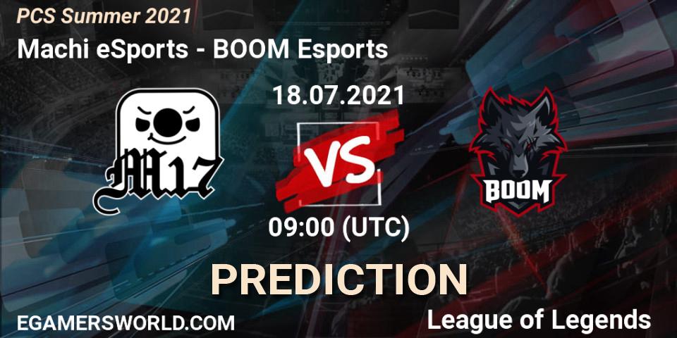 Machi eSports - BOOM Esports: прогноз. 18.07.2021 at 09:00, LoL, PCS Summer 2021