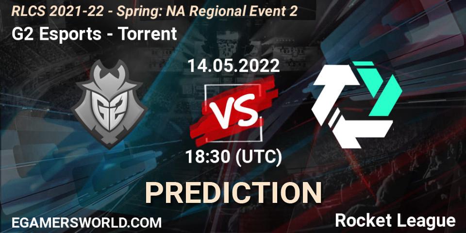 G2 Esports - Torrent: прогноз. 14.05.22, Rocket League, RLCS 2021-22 - Spring: NA Regional Event 2