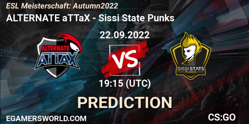 ALTERNATE aTTaX - Sissi State Punks: прогноз. 22.09.2022 at 19:15, Counter-Strike (CS2), ESL Meisterschaft: Autumn 2022