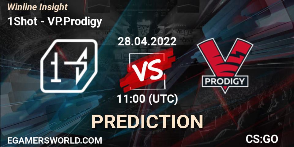 1Shot - VP.Prodigy: прогноз. 28.04.2022 at 11:00, Counter-Strike (CS2), Winline Insight