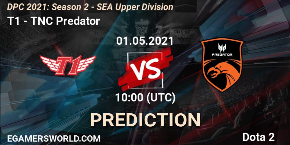 T1 - TNC Predator: прогноз. 01.05.2021 at 10:31, Dota 2, DPC 2021: Season 2 - SEA Upper Division
