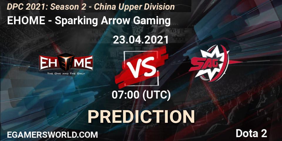 EHOME - Sparking Arrow Gaming: прогноз. 23.04.21, Dota 2, DPC 2021: Season 2 - China Upper Division