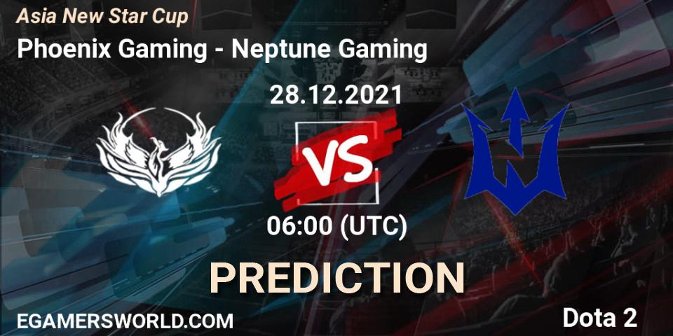 Phoenix Gaming - Neptune Gaming: прогноз. 28.12.2021 at 05:07, Dota 2, Asia New Star Cup