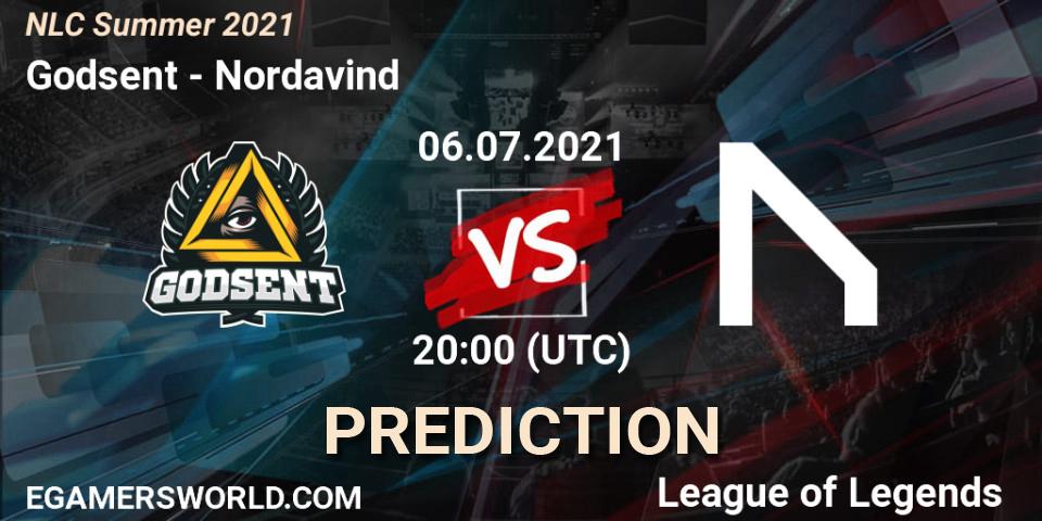 Godsent - Nordavind: прогноз. 06.07.2021 at 20:00, LoL, NLC Summer 2021